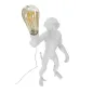 LAMPA STOŁOWA MONKEY BIAŁA 26x34x55 cm